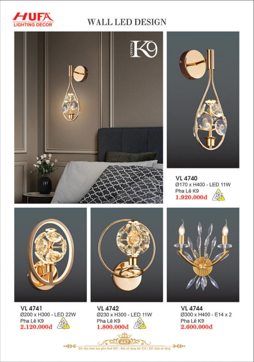 Bảng giá đèn trang trí HUFA